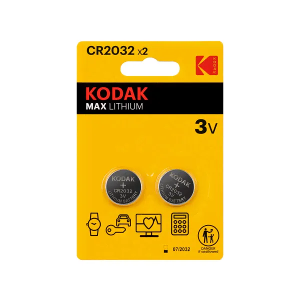 Батарейки Kodak CR2032 - 2 штуки-0