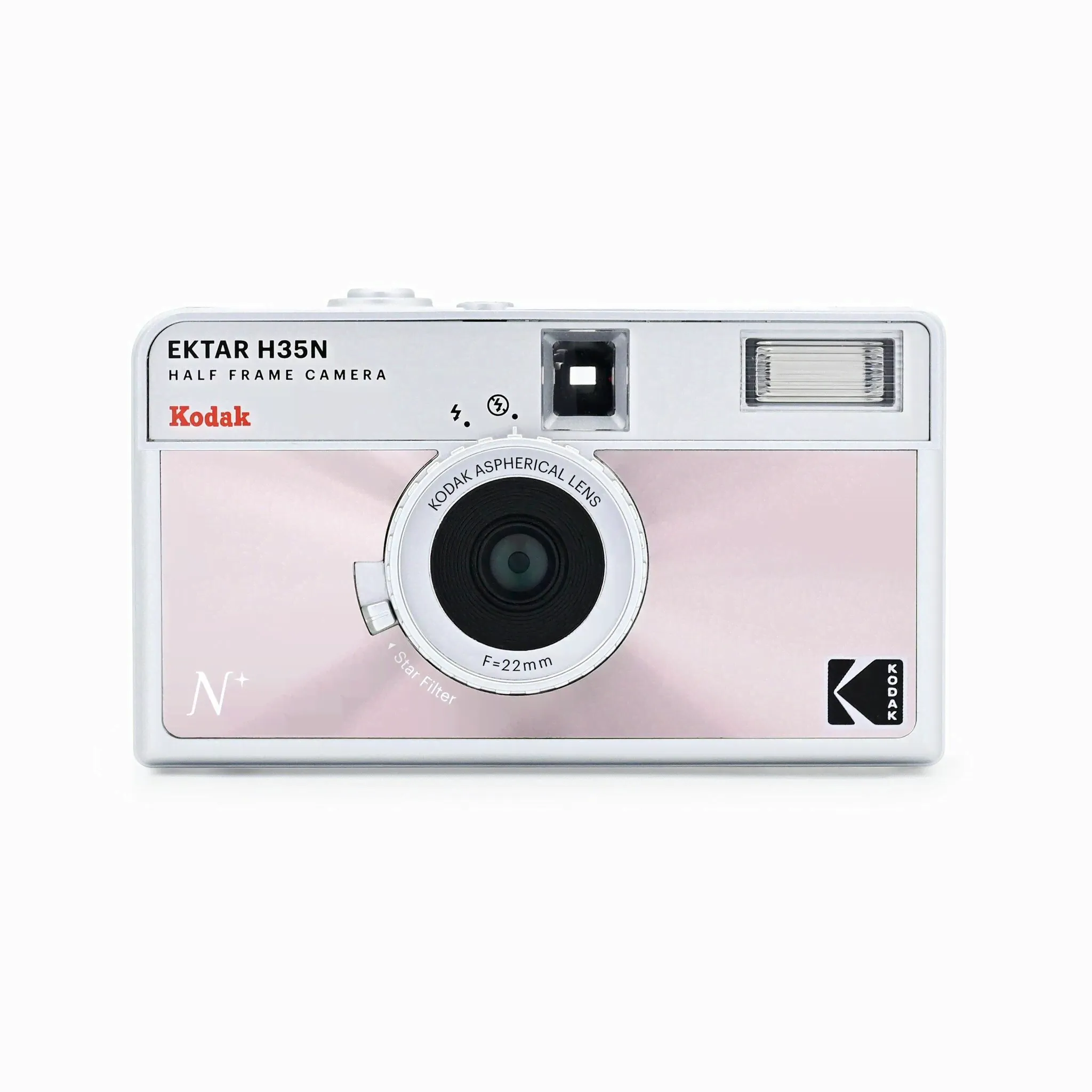 Фотоаппарат пленочный Kodak H35N Ektar Half Frame 35mm Camera Glazed Pink (розовый) в Москве-0
