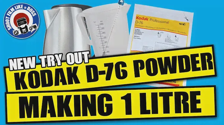 KODAK D-76 POWDER - MIXING 1 LITRE