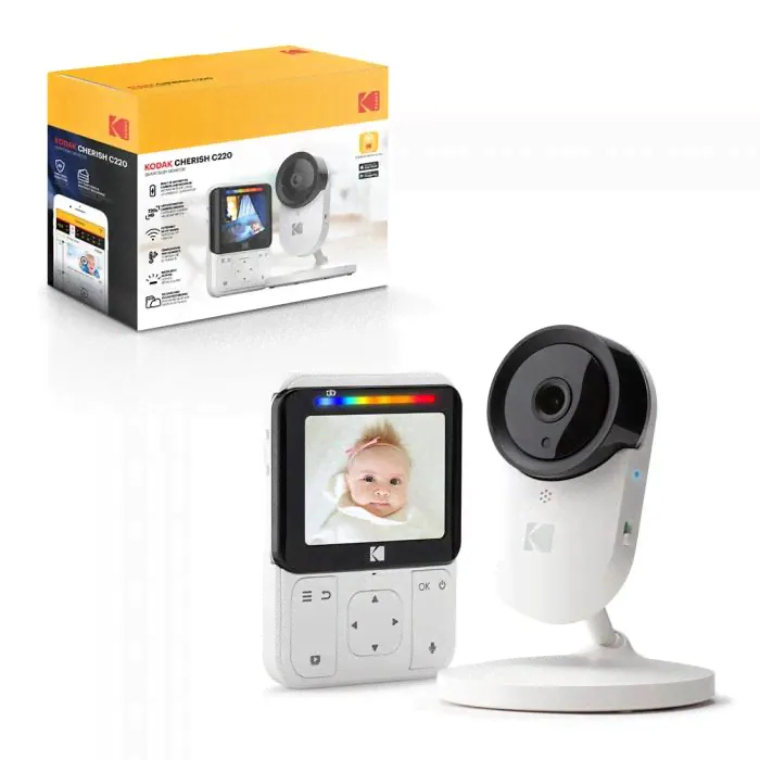 Видеоняня Kodak CHERISH C220, Wi-Fi, диагональ дисплея 2.8 дюйма - BM147-2