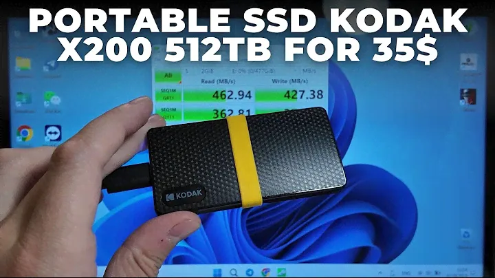 Kodak X200 512GB Portable SSD: Unboxing and Review