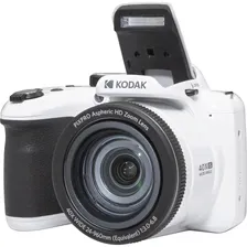 Kodak AZ405-WH PIXPRO Compact Camera, 20.7MP, 40x Optical Zoom, Full HD Video, White