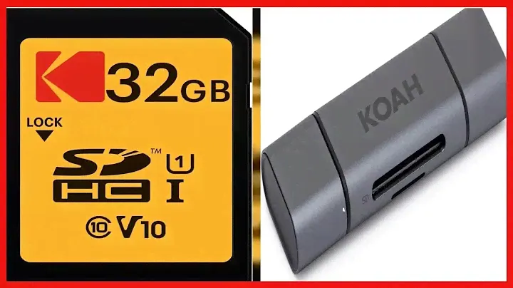 KODAK 32GB Class 10 UHS-I U1 SDHC Memory Card (5-Pack) with Koah Pro 2-in-1 Aluminum Shell OTG Dual