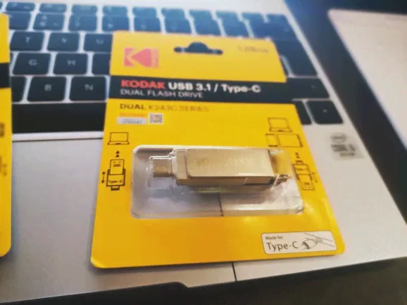 🛍 USB флеш-накопитель Kodak, OTG металлический флеш-накопитель Type-C, 128 ГБ, 64 ГБ, 32 ГБ, USB-флешка 3,1, флеш-накопитель для смартфонов, ПК, шнурок-2