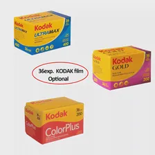 🛍 Пленка KODAK UltraMax 400 Color Plus 200 Gold 200, цветная печать 135-36, 35 мм, 36 экспозиций в рулоне, подходит для камеры M35 M38