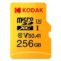 Kodak Micro SD Card 256GB TF Card U3 A1 V30 Memory Card 100MB/s Reading Speed 4K Video Record