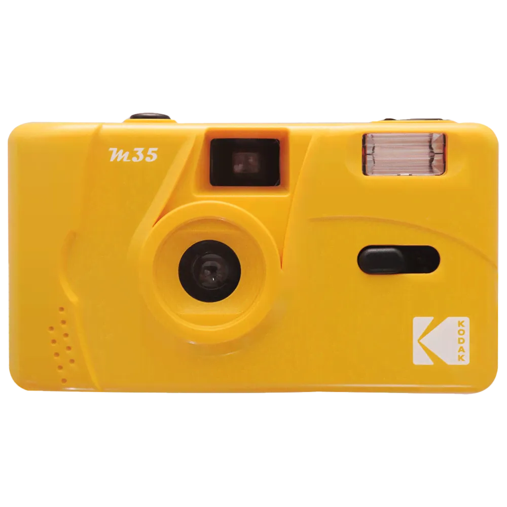 Фотокамера многоразовая пленочная Kodak M35. Желтая