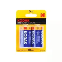Батарейка Kodak Max Super Alkaline D LR20, в упаковке: 2 шт