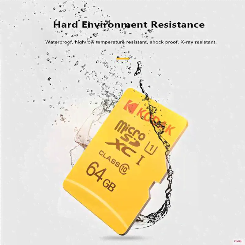 Карта micro sd Kodak 16 ГБ 32 64 128 SDXC/SDHC класс 10 флеш карта памяти sdcard для-0