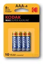 Батарейка Kodak LR03-4BL MAX SUPER Alkaline [K3A-4] (40/200/32000) - Б0005124