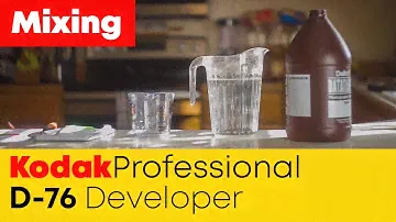 Mixing Stock D-76 Developer