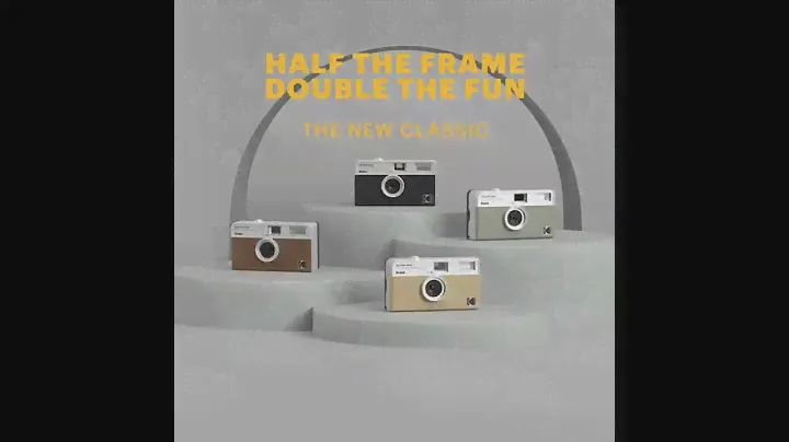 New KODAK EKTAR H35 Half Frame Camera 35mm Film Camera Reusable Film Camera With Flash Light