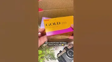 Shop Discounted Kodak 120 Films: Gold 200 & Portra 160 🤑