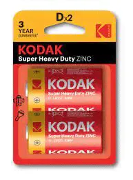 Батарейки Kodak R20 EXTRA HEAVY DUTY KDHZ
