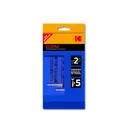 Станок одноразовый для бритья Kodak, Disposable Razor 2, цвет: синий, 5 штук