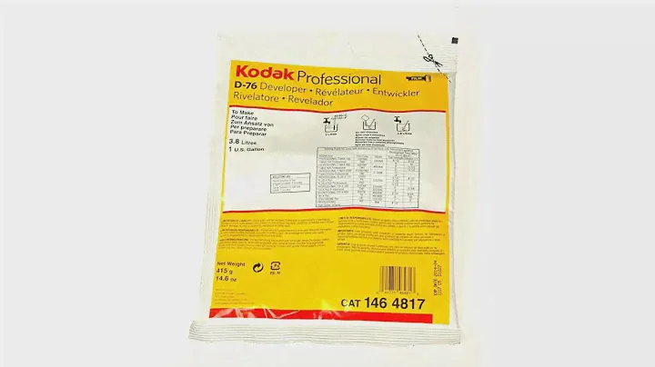 Kodak D-76 Developer Powder, B and W Film 1 Gallon
