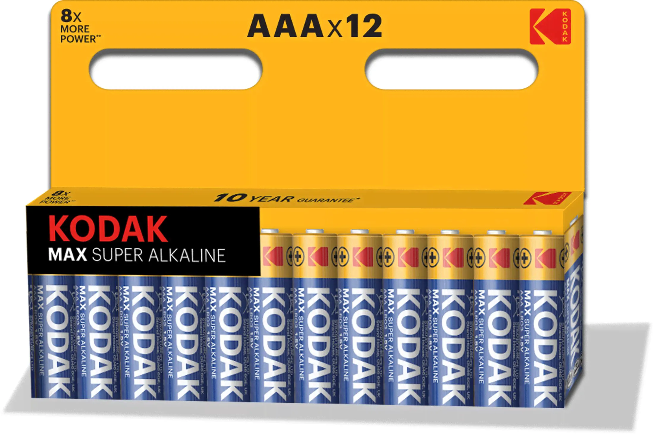 Алкалиновые батарейки Kodak CR2016/AAA, 12 шт.