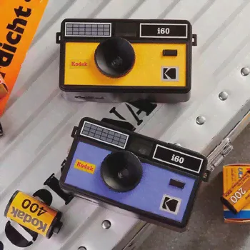 🛍 KODAK i60 пленочная камера 35 мм многоразовая пленочная камера желтая/синяя неодноразовая камера-0