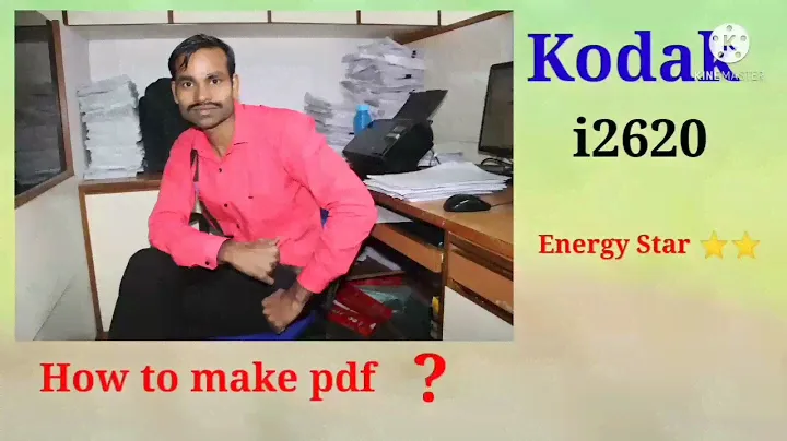 PDF making 🖨with kodak i 2620
