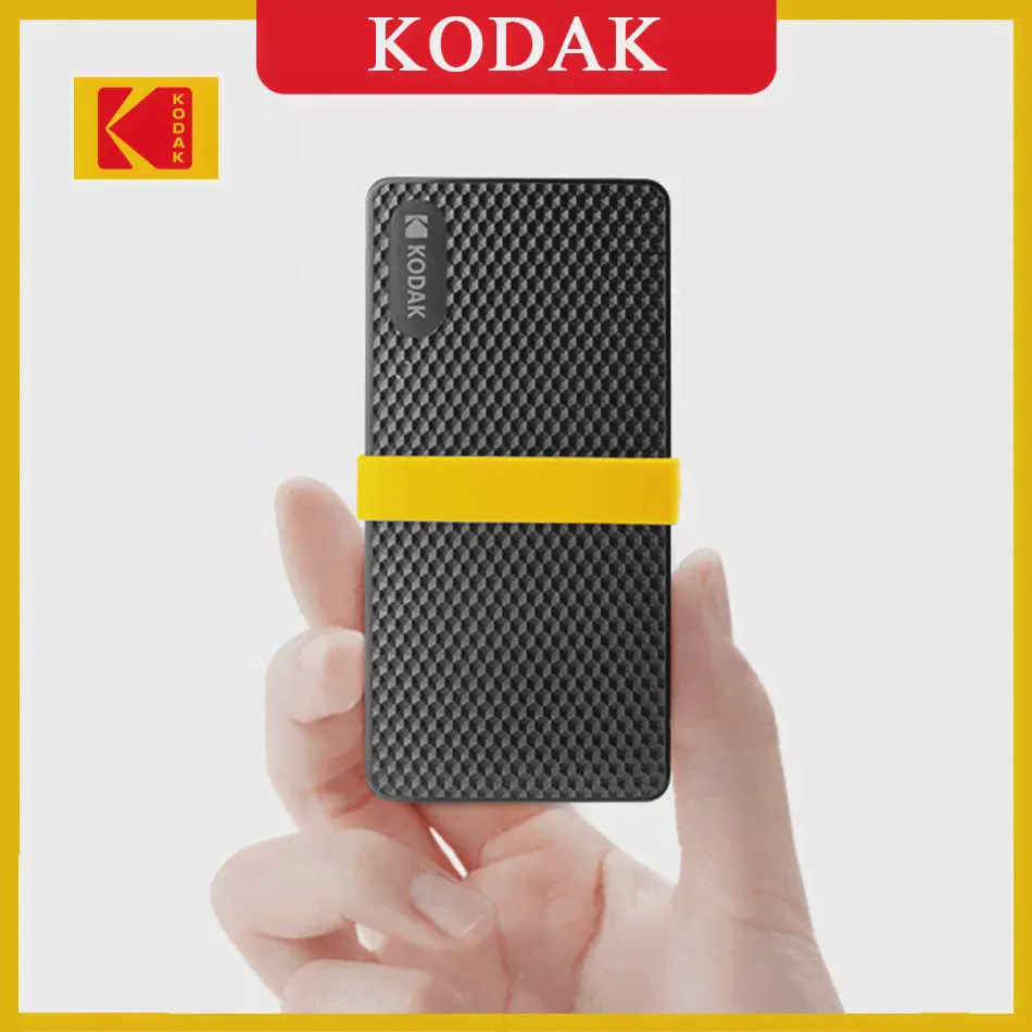 KODAK X200 Внешний SSD Жесткий диск HD Externo 1 ТБ USB3.1 Мини Портативный SSD 256B 512 ГБ для Ноутбуков Смартфонов PS4 ПК MAC TV-0