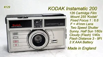 KODAK Instamatic 200.  1965